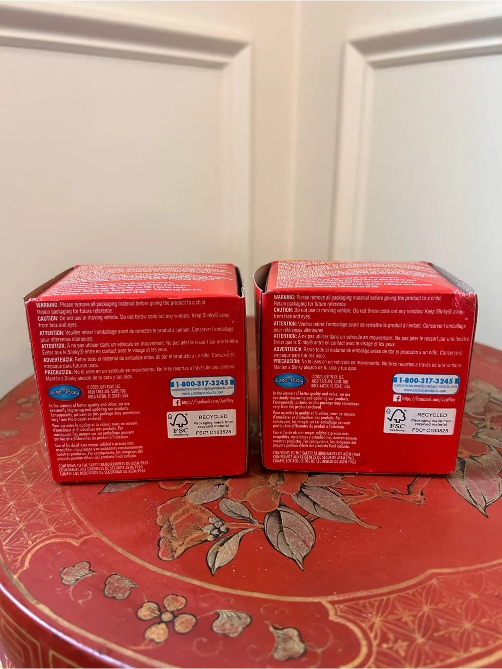 Set of 2 - Classic metal Slinky toys